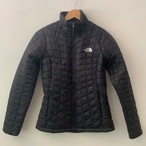North face, black, puffer jacket